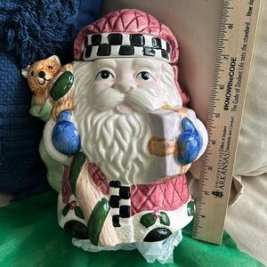 Santa cookie jar